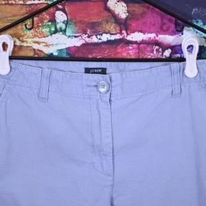 J. Crew Light Blue Women's Capris Favorite Fit 10